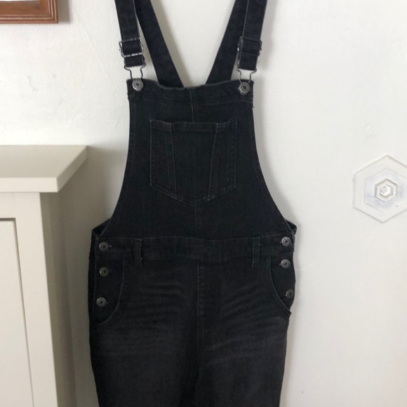 Old Navy Denim - Old Navy black denim overalls